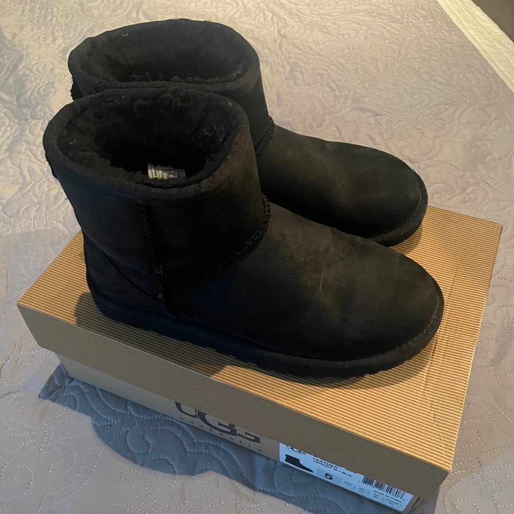 Ugg Leather mini boots